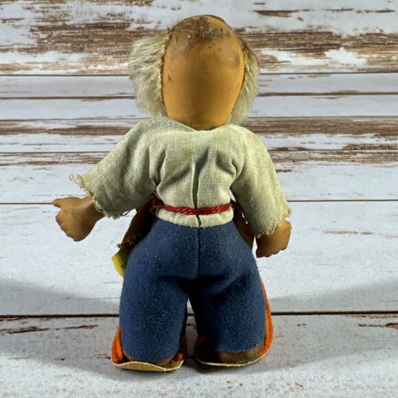 4.5” Vintage Rubber Steiff Gucki The Gnome - Picture 5 of 8